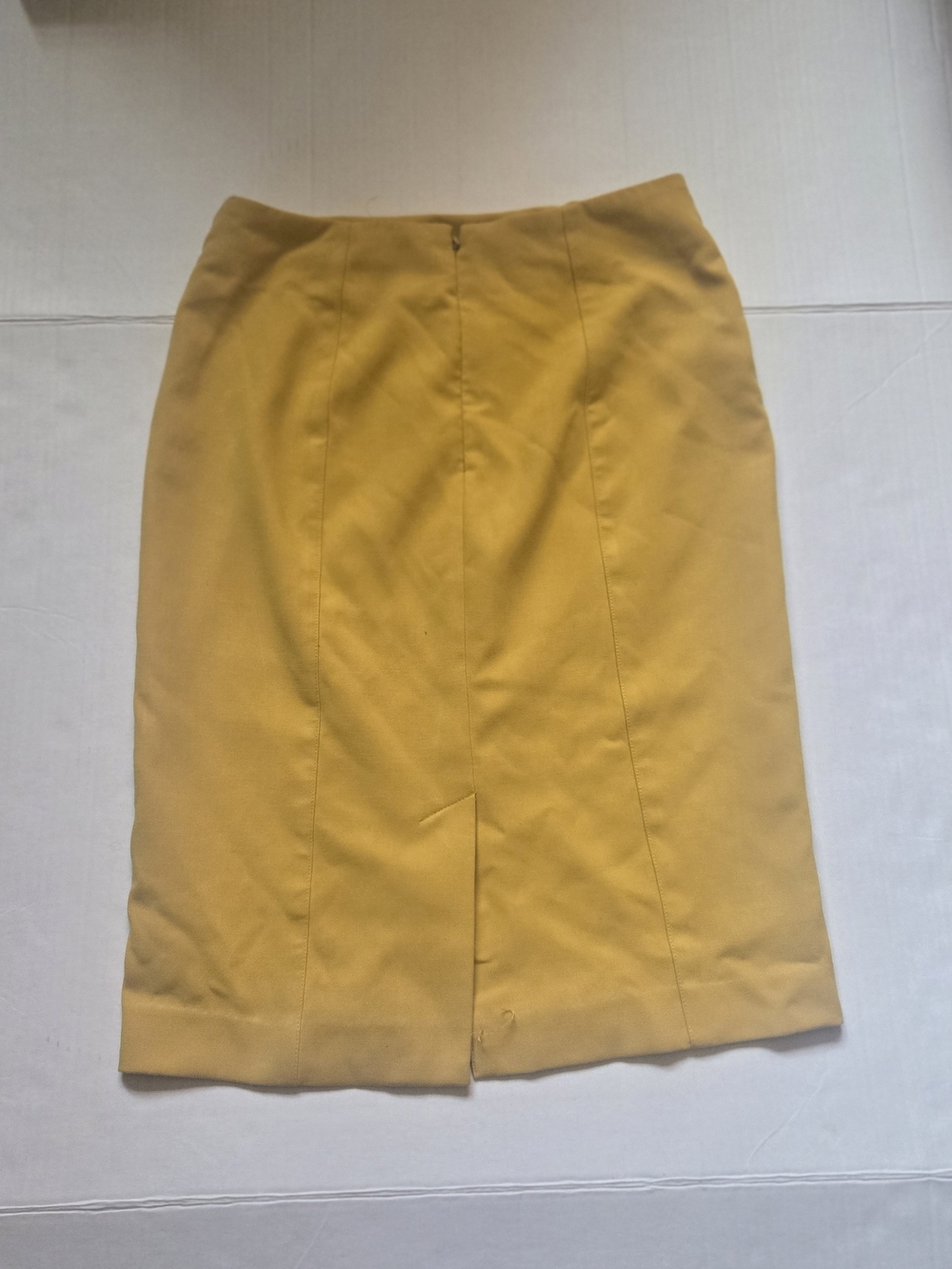 Banana Republic Mustard Yellow Pencil Skirt - Picture 2 of 9